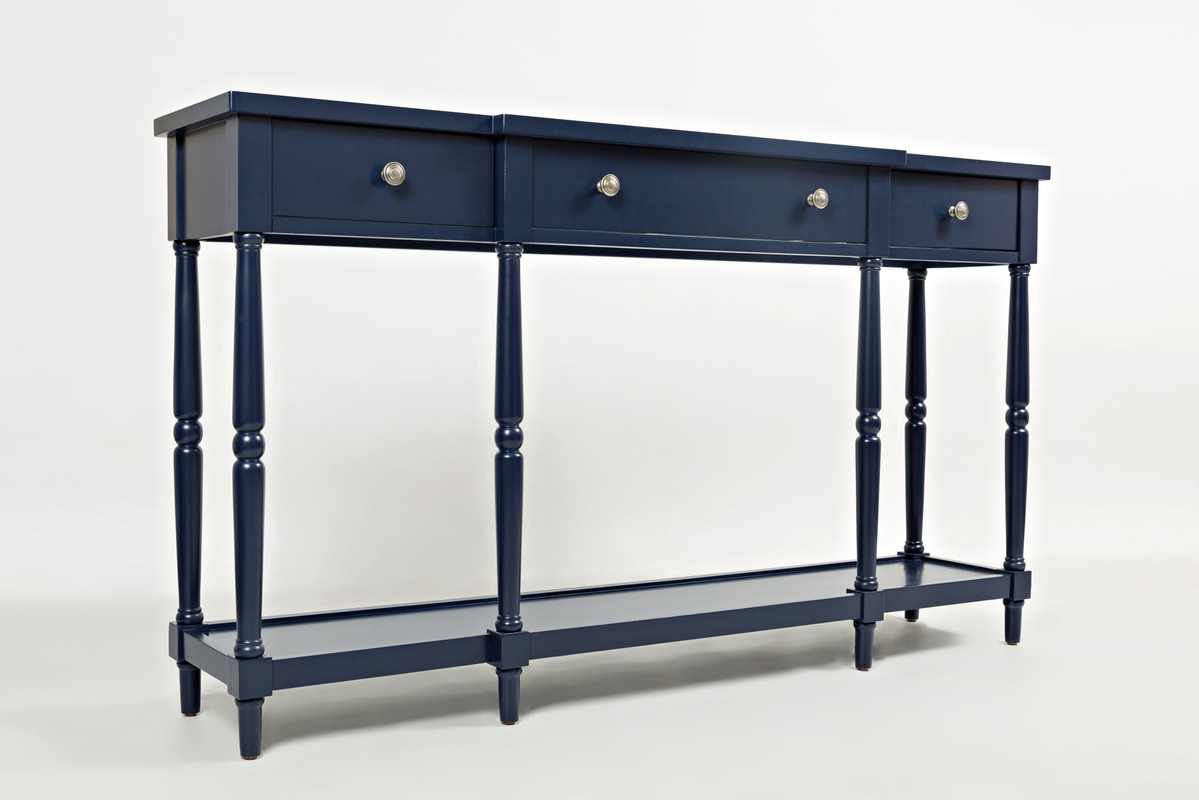 Stately Navy Home Console - Ornate Home