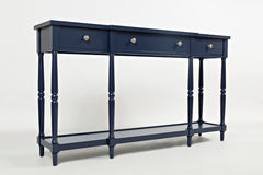 Stately Navy Home Console - Ornate Home