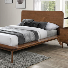 Stathelle Walnut 4 Pc. Queen Bedroom Set - Ornate Home