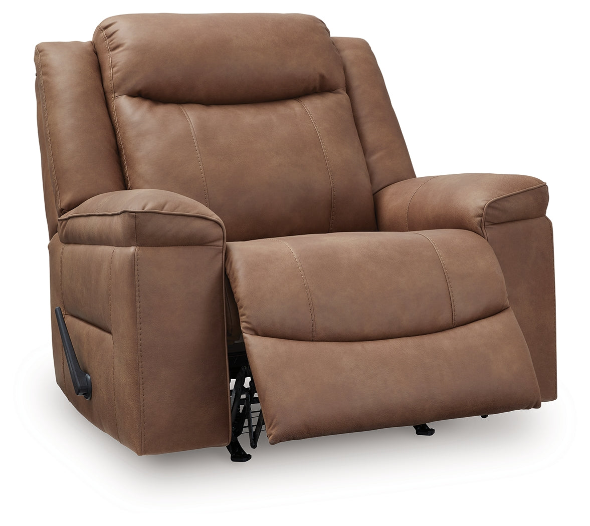 Status Check Caramel Recliner (Online Special Price) - Ornate Home