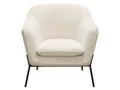 Status Cream Accent Chair - Ornate Home