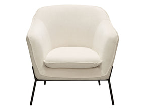 Status Cream Accent Chair - Ornate Home
