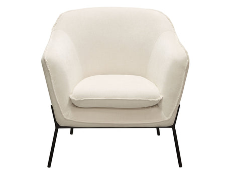 Status Cream Accent Chair - Ornate Home