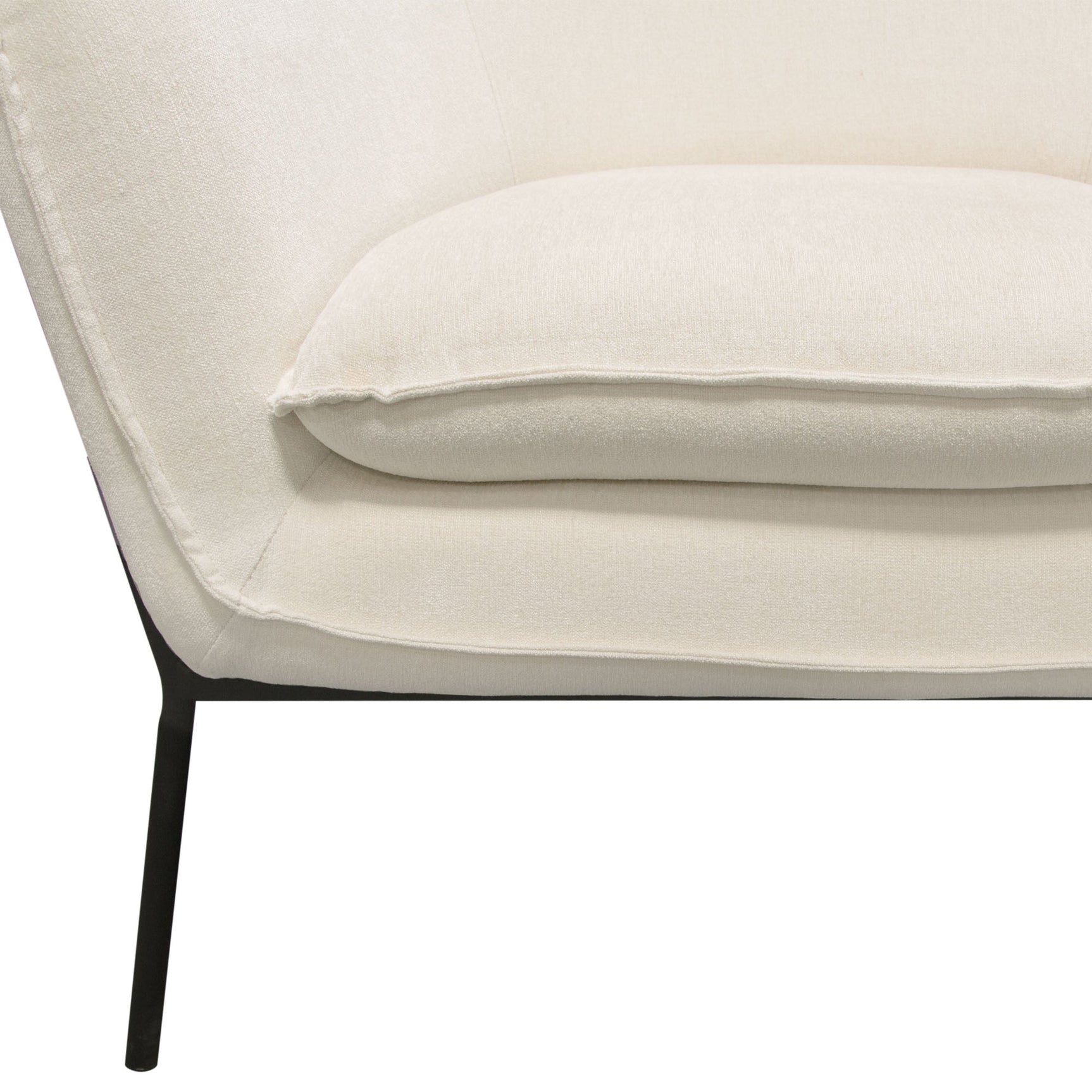 Status Cream Accent Chair - Ornate Home