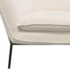 Status Cream Accent Chair - Ornate Home