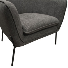 Status Grey Accent Chair - Ornate Home