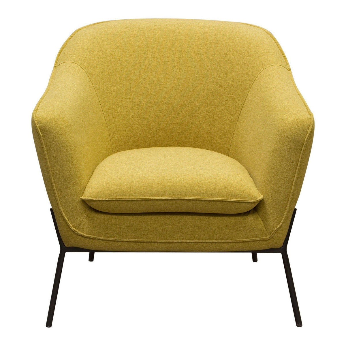 Status Yellow Accent Chair | Ornate Home