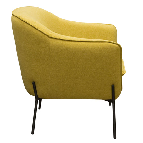 Status Yellow Accent Chair - Ornate Home
