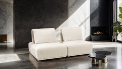 Stavanger Beige 2-Seater - Ornate Home