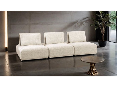 Stavanger Beige 3-Seater - Ornate Home