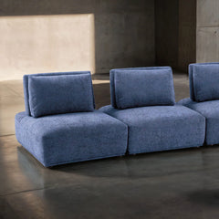 Stavanger Blue 3-Seater - Ornate Home