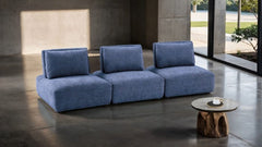 Stavanger Blue 3-Seater - Ornate Home