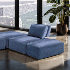 Stavanger Blue L-Sectional - Ornate Home
