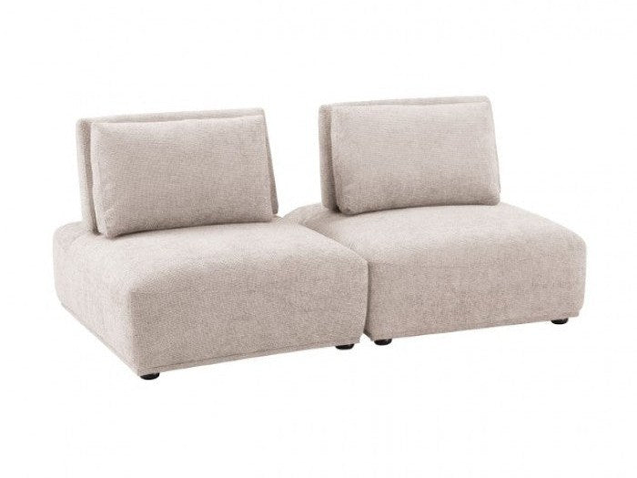 Stavanger Light Brown 2-Seater - Ornate Home