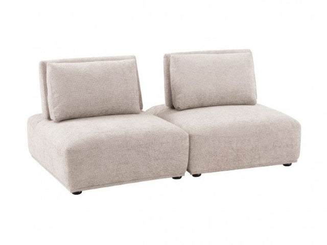 Stavanger Light Brown 2-Seater - Ornate Home