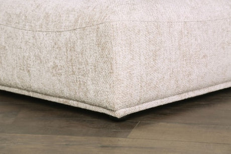 Stavanger Light Brown 2-Seater  w/Ottoman - Ornate Home