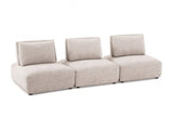 Stavanger Light Brown 3-Seater - Ornate Home