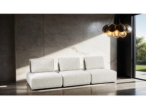 Stavanger Light Gray 3-Seater - Ornate Home