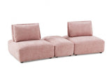 Stavanger Pink 2-Seater w/Rect. Ottoman - Ornate Home