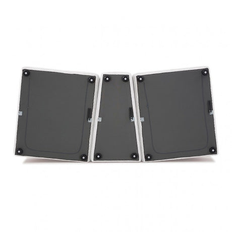 Stavanger White 2-Seater w/Ottoman - Ornate Home