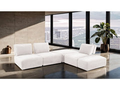 Stavanger White Sectional - Ornate Home