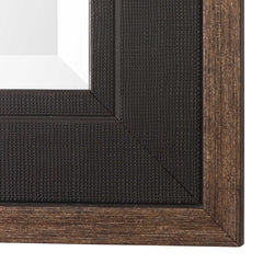 Staveley Rustic Black Mirror - Ornate Home
