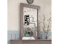 Stavros Gray Mirror - Ornate Home