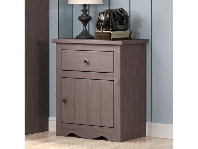 Stavros Gray Nightstand - Ornate Home