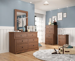 Stavros Mahogany Nightstand - Ornate Home