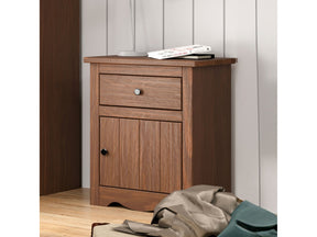 Stavros Mahogany Nightstand - Ornate Home