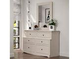 Stavros White Dresser - Ornate Home
