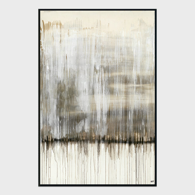 Steam Gray Painting Art 48x72 by Buddy Whitlock - Ornate Home