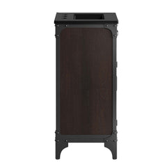 Steamforge Black 18" Bathroom Vanity - Ornate Home