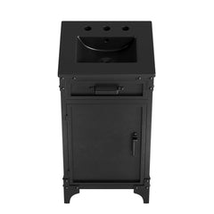 Steamforge Black 18" Bathroom Vanity - Ornate Home