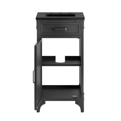 Steamforge Black 18" Bathroom Vanity - Ornate Home