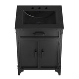 Steamforge Black 24" Bathroom Vanity - Ornate Home