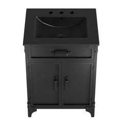 Steamforge Black 24" Bathroom Vanity - Ornate Home