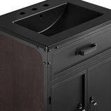 Steamforge Black 24" Bathroom Vanity - Ornate Home