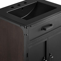 Steamforge Black 24" Bathroom Vanity - Ornate Home