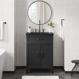 Steamforge Black 24" Bathroom Vanity - Ornate Home