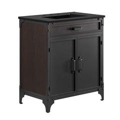 Steamforge Black 30" Bathroom Vanity - Ornate Home