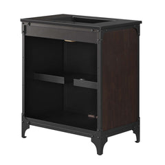 Steamforge Black 30" Bathroom Vanity - Ornate Home
