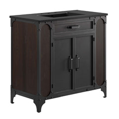 Steamforge Black 36" Bathroom Vanity - Ornate Home