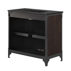 Steamforge Black 36" Bathroom Vanity - Ornate Home