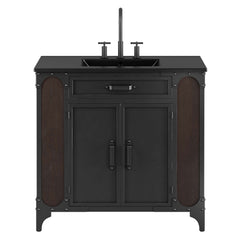 Steamforge Black 36" Bathroom Vanity - Ornate Home