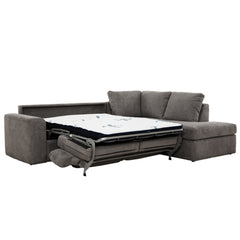 Stearns & Foster Amherst Brooklyn Anthracite Full Sofa Bed - Ornate Home