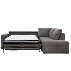 Stearns & Foster Amherst Brooklyn Anthracite Full Sofa Bed - Ornate Home