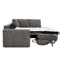 Stearns & Foster Amherst Brooklyn Anthracite Full Sofa Bed - Ornate Home