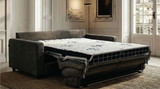 Stearns & Foster® Atillio Espresso Queen Sleeper Sofa w/ 6” Memory Foam Mattress - Ornate Home