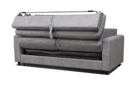 Stearns & Foster Atillio Grey Queen Sleeper Sofa w/Memory Foam Mattress - Ornate Home